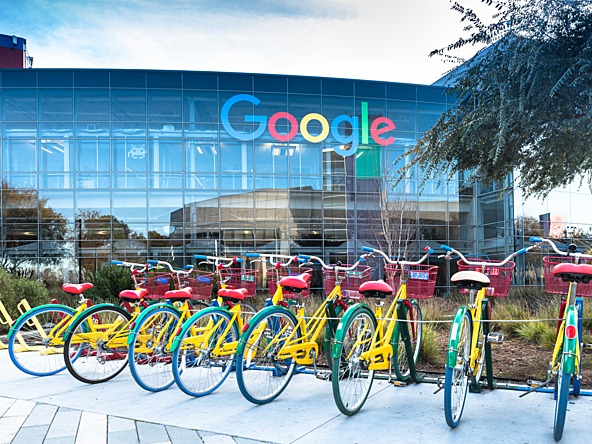 Google headquarters with bikes_crop